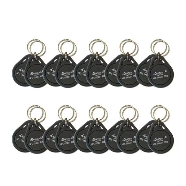 Smart NFC Key Fobs, Pack of 20, Egeetouch, Mfr#: 5-NFC-2020SF